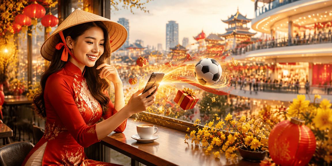 Người hâm mộ bóng đá tại Hà Nội đội nón lá theo dõi trận đấu và đặt cược thể thao trực tuyến