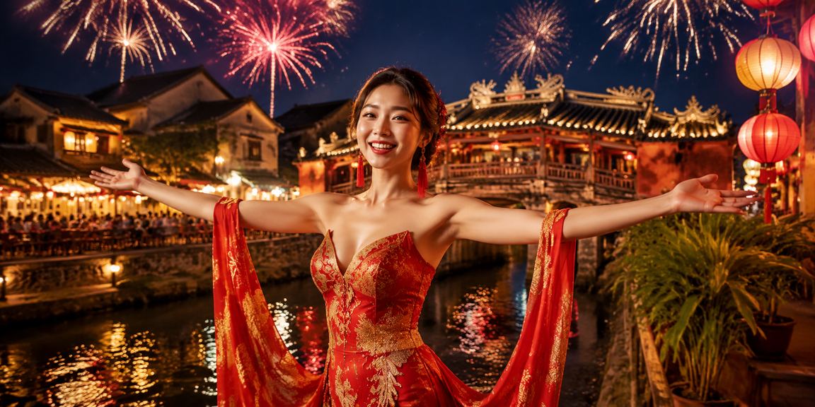 Không khí cá cược casino và chợ đêm Hội An lung linh về đêm